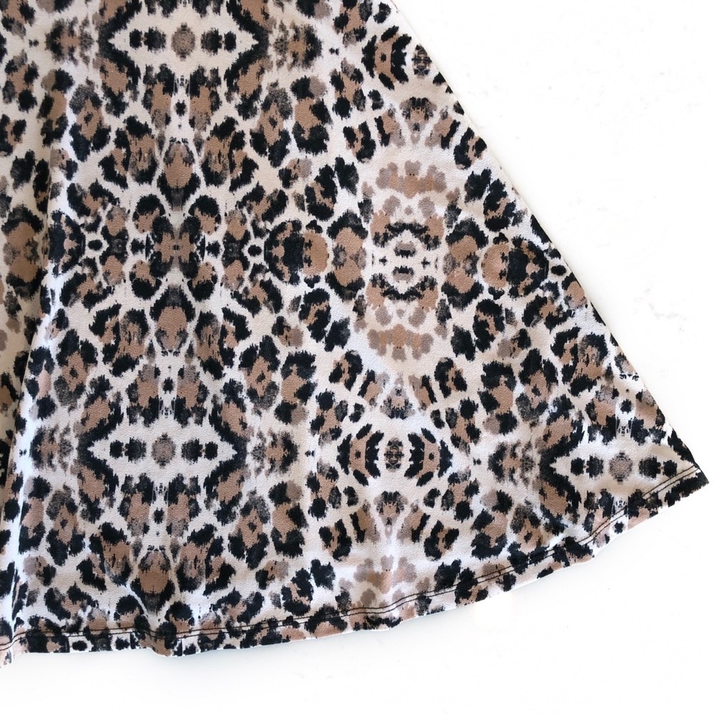 Urban Outfitters Kimchi Blue Cheetah Mesh Dress Size Small - Picture 7 of 8
